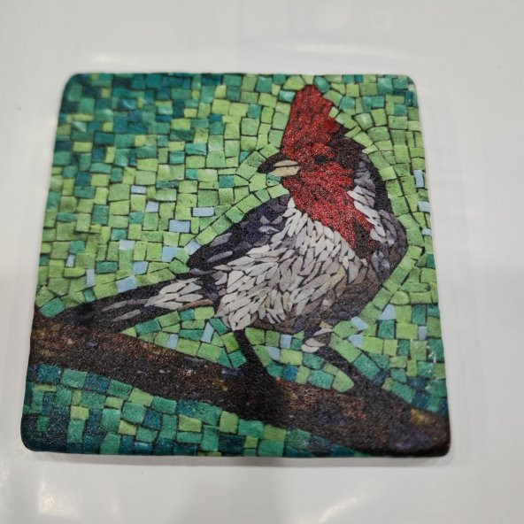 Şeker Portakalım Dekoratif Figürlü Doğal Taş Banyo Gider Kapağı Süsü Tekli 10X10 Cm