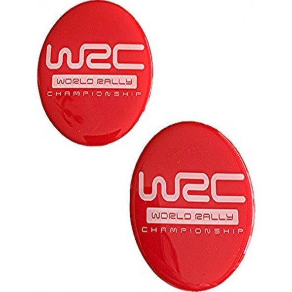 WRC WORLD RALLY LOGOLU 56 MM JANT GÖBEK STICKER ürün görseli