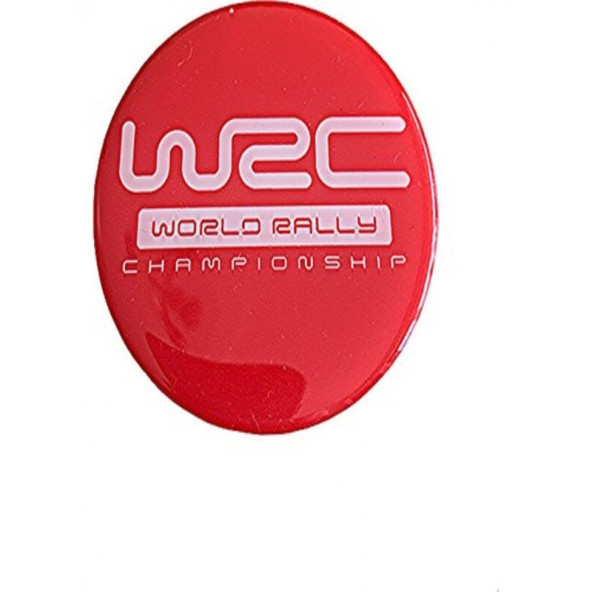 WRC WORLD RALLY LOGOLU 56 MM JANT GÖBEK STICKER - Resim 2