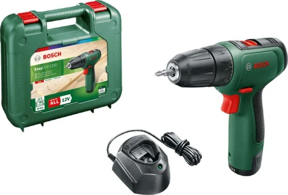 Bosch EasyDrill 1200 Tek Akülü 2 Ah Vidalama Makinesi ürün görseli