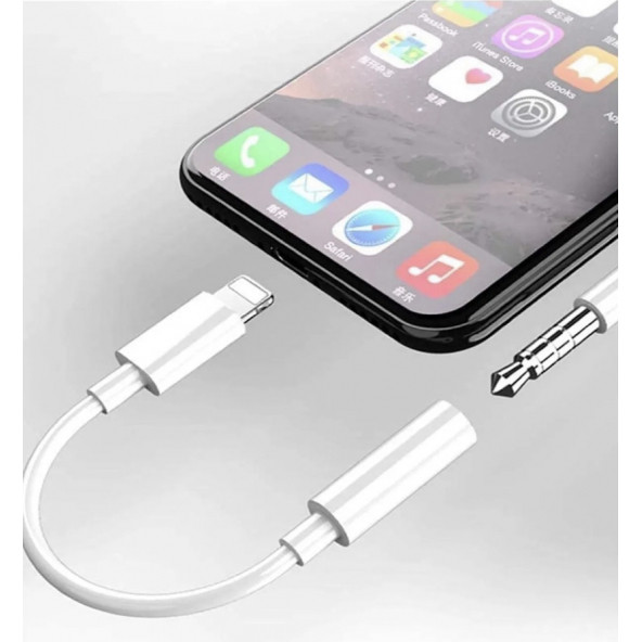 İphone Kulaklık Aux Çevirici Lightning Aux Dönüştürücü - 2