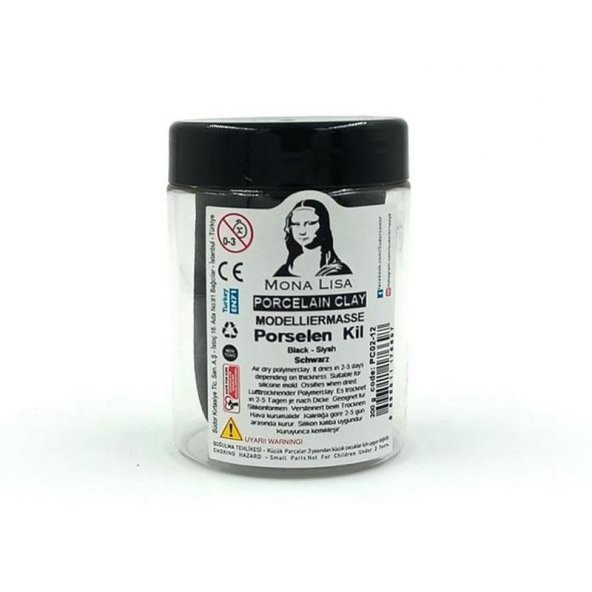 Monalisa Porselen Kil Siyah 200 gr