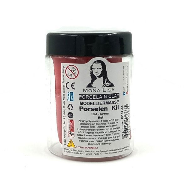 Monalisa Porselen Kil Kırmızı 200 gr