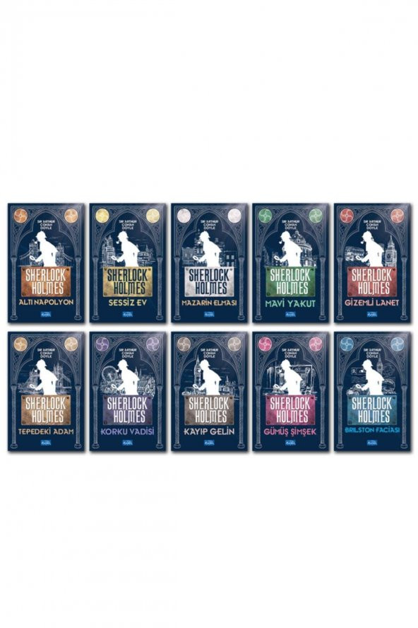 Sherlock Holmes Seti 10 Kitap Takım Tüm Eserler