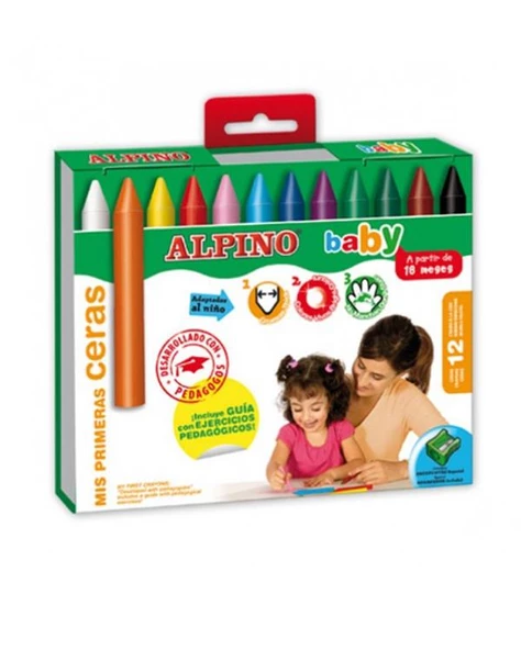 Alpino Baby 12 Renk Mum Boya