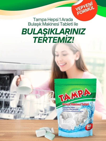 Bulaşık Makinesi Tableti 50 Adet 1000 gr - 4