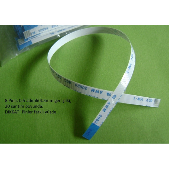Asus  TP410 TP410UA TP410UAR TP410UF TP410UR TP410URR Touchpad Flex Kablo 8-0.5-20b