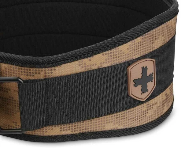 Harbinger Foam Core 4,5 Inch Unisex Tan Camo Ağırlık Kemeri - 2