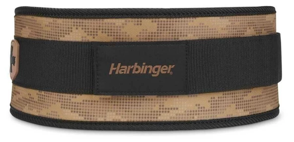 Harbinger Foam Core 4,5 Inch Unisex Tan Camo Ağırlık Kemeri - 4