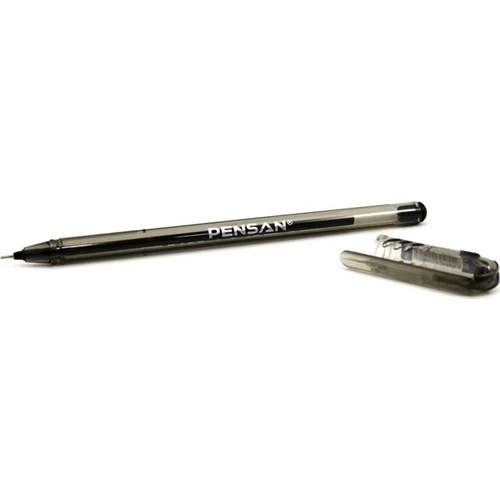 Pensan My-Tech Tükenmez Kalem İğne Uç Siyah 0.7 (25 Adet) - 2