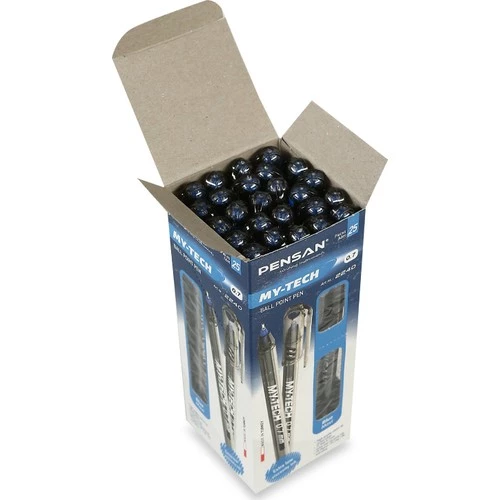 Pensan My-Tech Tükenmez Kalem İğne Uç Mavi 0.7 (25 Adet) - 2