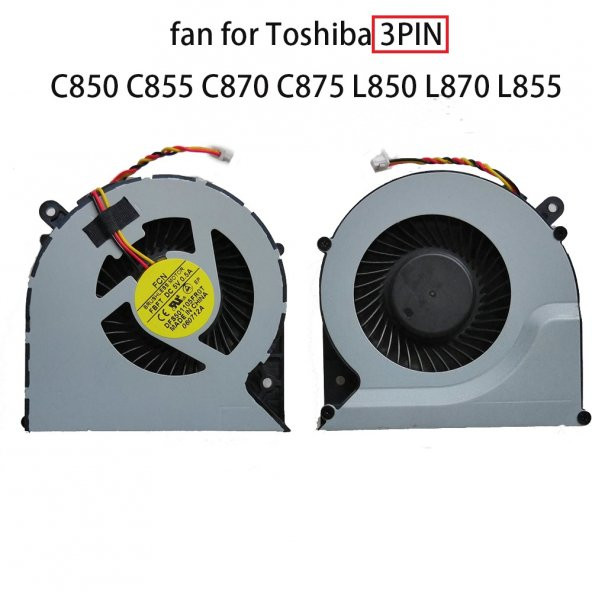 Toshiba Satellite C55, C55-A, C55D, C55D-A Notebook Fan / 3 Pin