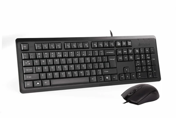 A4-Tech Kablolu Set Siyah (KR-9276) - Resim 2