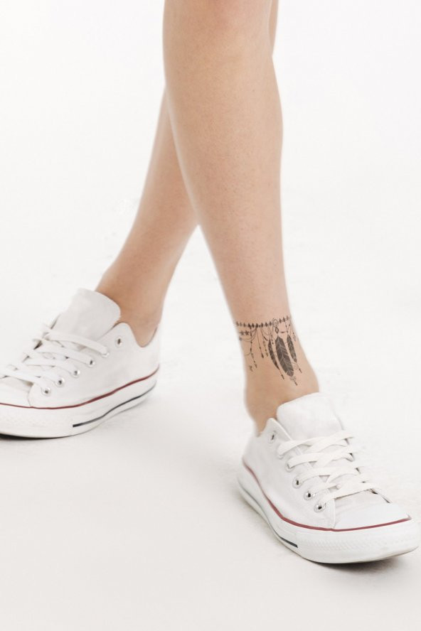 Halhal Geçici Tattoo -15, Bilek Tattoo, Ayak Tattoo, Geçici Dövme - 3