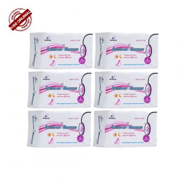 Tiens Airiz Hijyenik Kadın Pedi 6 x 30lu - 1