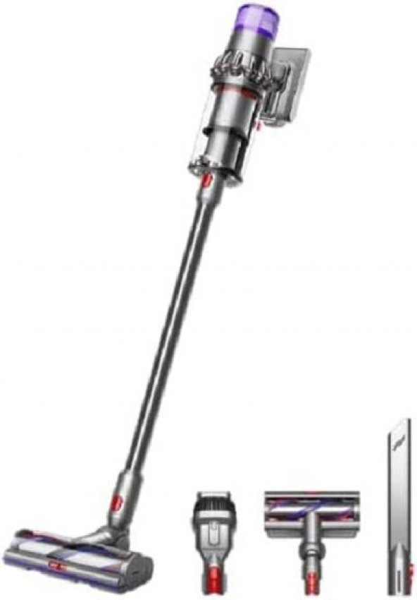 Dyson V15 Detect Dikey Şarjlı Süpürge (2022) Gri