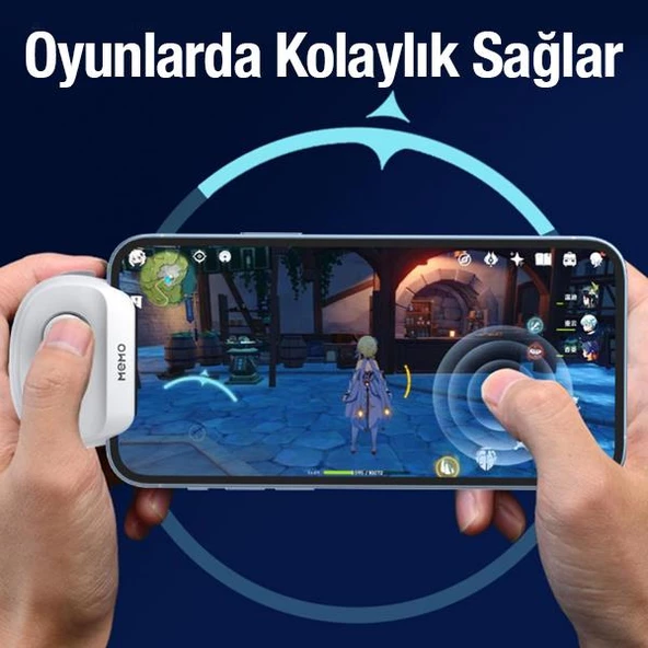 Polham Telefon ve Tablet Mobil Oyuncu Konsolu, MMO Oyunlar İçin Kontrol Cihazı, Yön verme Konsolu - 7