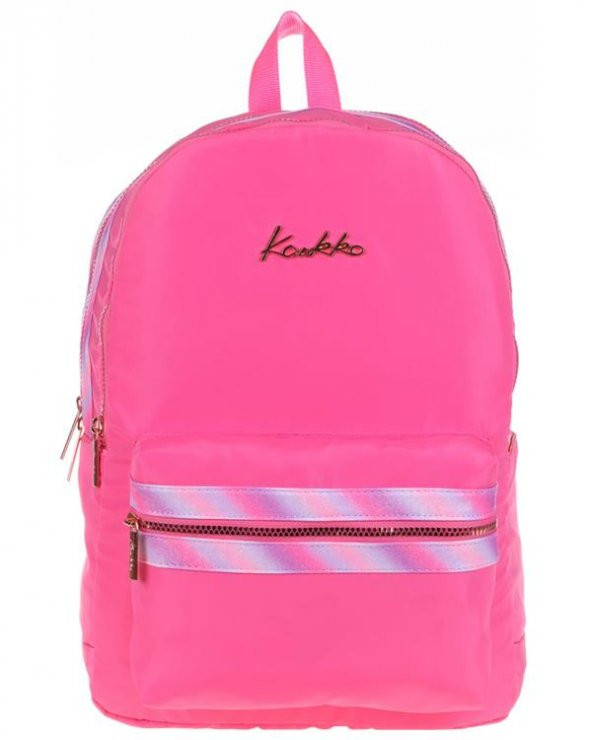 Kaukko Magic Gloss Sırt Çantası Pembe K1581