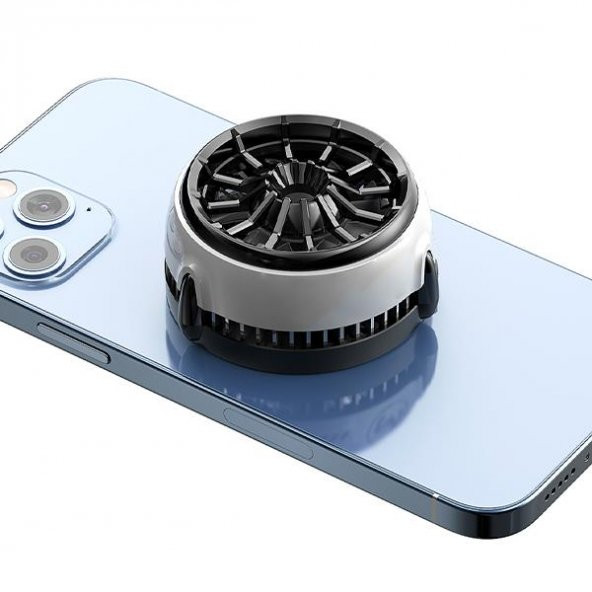 Coofbe 15W Kablosuz Şarjlı Magsafe Uyumlu İphone 12 13 14 Pro Max Telefon Soğutucu Telefon Soğutma Fanı Radyatör Soğutucu - 2