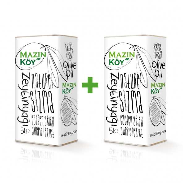 Mazınköy Zeytinyağı 5+5 lt Yeni Sezon Soğuk Sıkım ürün görseli