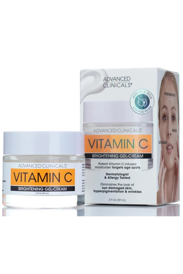 Advanced Clinicals Vitamin C Aydınlatıcı Yüz Kremi 59ML