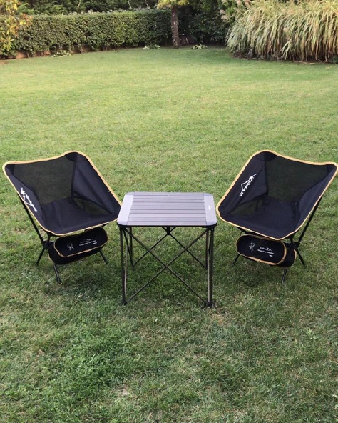 KÜÇÜK MASA + 2 PRATİK SANDALYE SET