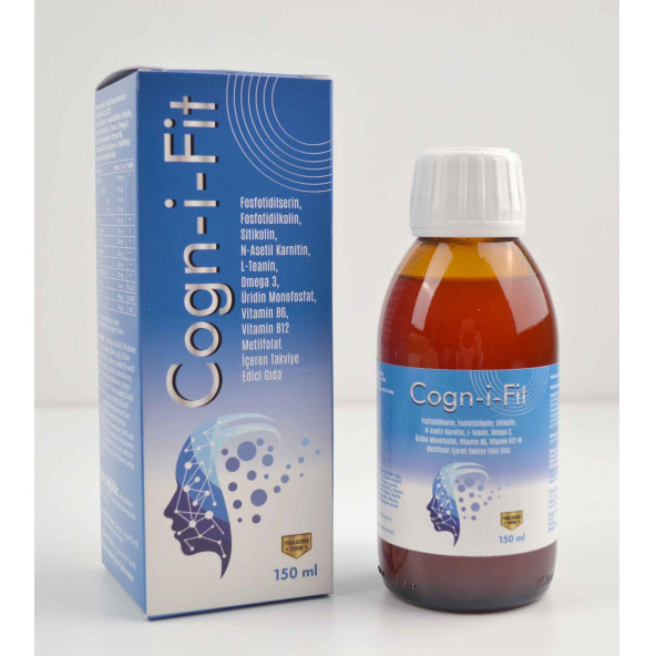 CogniFİT Omega 3-vitamin B12-b6 Içeren Hafıza Ve Konsantrasyon Geliştirici Takviye Edici Gıda 150 Ml - 2