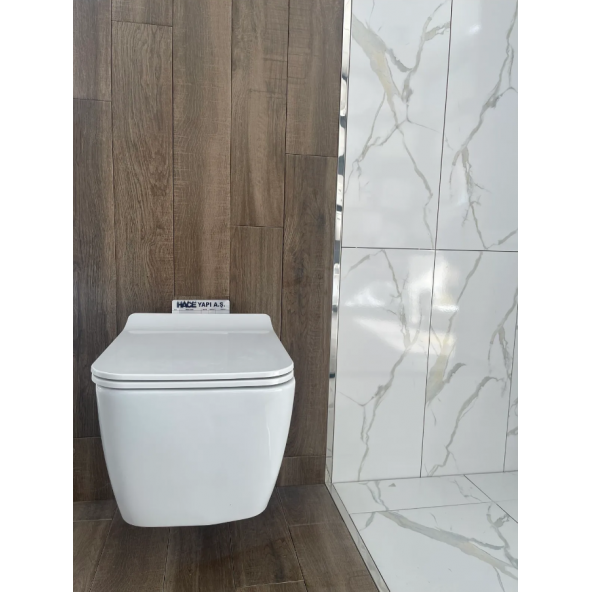 Turkuaz Hera Kanalsız Asma Klozet ve Yavaş Kapak - 2