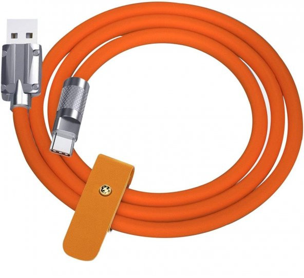 Type C 120w Watt 6 A Süper Hızlı Şarj Data Kablosu 1 Metre Type-C - 3