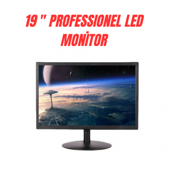 Novacom LED19A-LY 19' 5MS 1920x1080 Full HD Led Ekran Güvenlik Monitörü