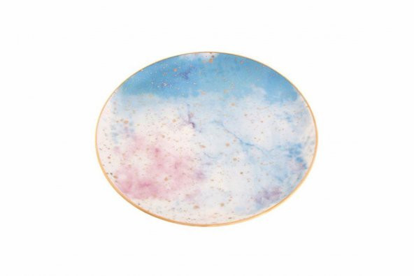 Porland Cosmos Desen5 Düz Tabak 17 cm 04ALM006681 - Resim 2