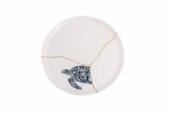 Porland Spirits Kaplumbağa Düz Tabak 20 cm 04ALM007047