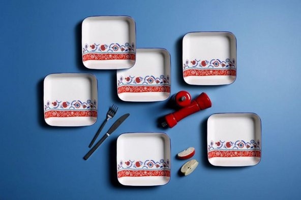 Porland Generations 6 lı Kase Seti 21x21 cm 04ALM006898 ürün görseli