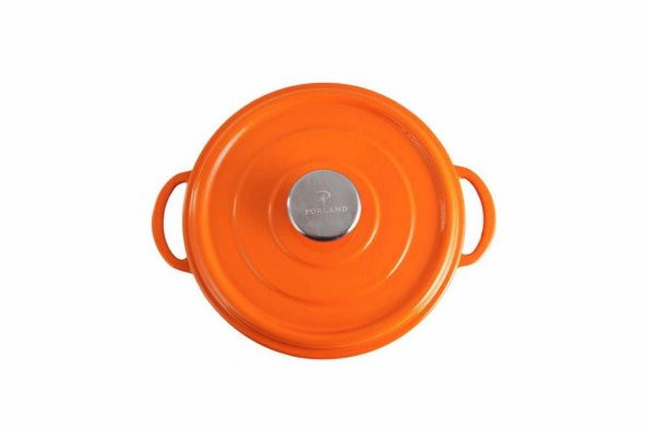 Porland Sapore Turuncu Derin Döküm Tencere 24 Cm 04Fst002570 - 2