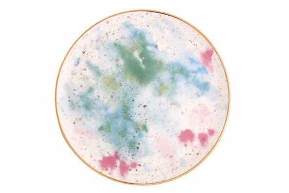 Porland Cosmos Desen6 Düz Tabak 24 cm 04ALM006671