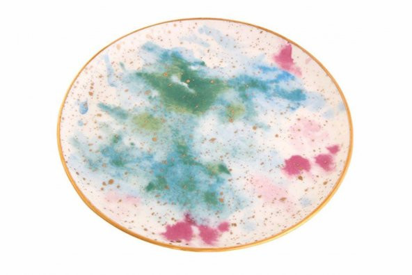 Porland Cosmos Desen6 Düz Tabak 24 cm 04ALM006671 - Resim 2