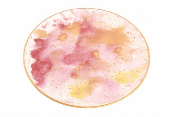Porland Cosmos Desen1 Düz Tabak 24 cm 04ALM006663 - 2