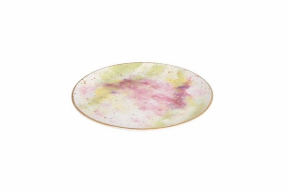 Porland Cosmos Desen2 Düz Tabak 17 cm 04ALM006677 - 2