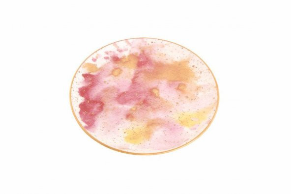 Porland Cosmos Desen1 Düz Tabak 17 cm 04ALM006675 - 2