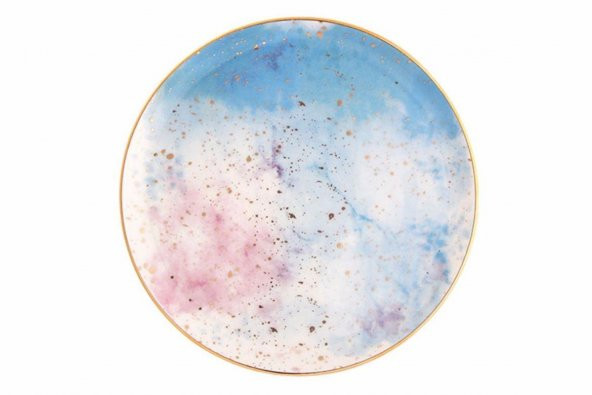 Porland Cosmos Desen5 Düz Tabak 24 cm 04ALM006669