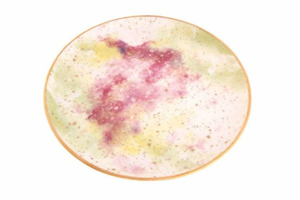 Porland Cosmos Desen2 Düz Tabak 24 cm 04ALM006665 - 2
