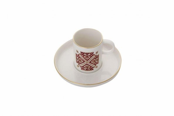 Porland Arabesque Desen6 Kahve İkram Takımı 8 Parça 04ALM006577 - 2
