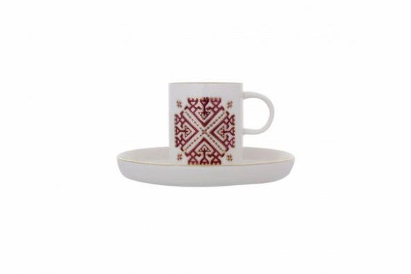 Porland Arabesque Desen6 Kahve İkram Takımı 8 Parça 04ALM006577 - 3