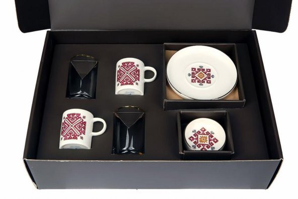 Porland Arabesque Desen6 Kahve İkram Takımı 8 Parça 04ALM006577 - 6