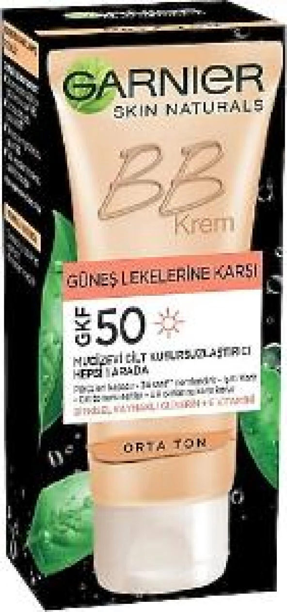 Garnier BB Krem Güneş Lekelerine Karşı Orta Ton Spf 50 50 ml