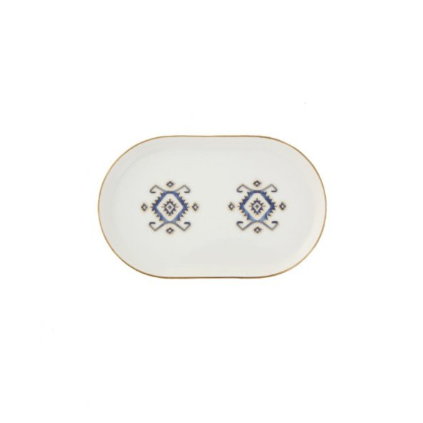 Porland Arabesque Desen5 Kayık Tabak 18 cm 04ALM006531