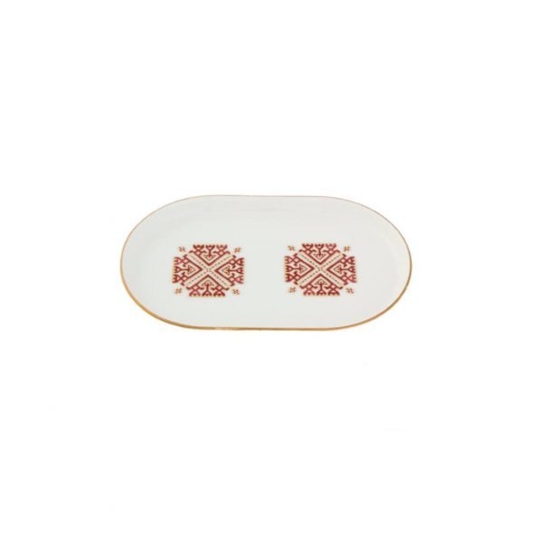 Porland Arabesque Desen6 Kayık Tabak 18 cm 04ALM006533 - Resim 2