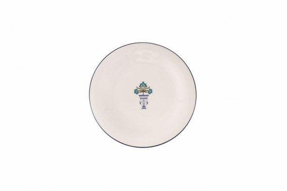 Porland Vaso Piccolo Desen6 Düz Tabak 17 cm 04ALM008045 - Resim 2