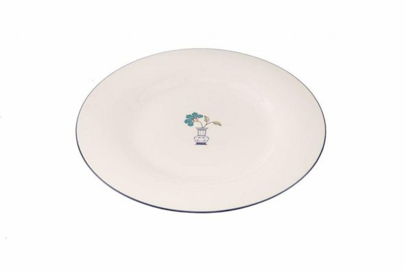 Porland Vaso Piccolo Desen2 Düz Tabak 27 cm 04ALM008037 - 2