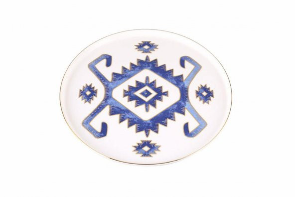 Porland Arabesque Desen5 Düz Tabak 27 cm 04ALM006003 - Resim 2
